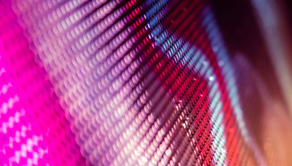 Illustration: CloseUp LED blurred screen